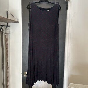 Loft Dress Navy Blue & Red